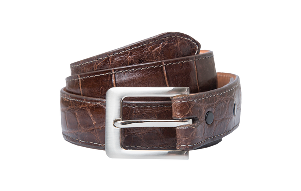 Coffee Alligator Strap | HookNHide | Belt Buckle Bottle Opener