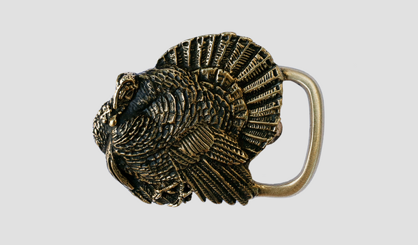 Wild turkey belt buckle best sale
