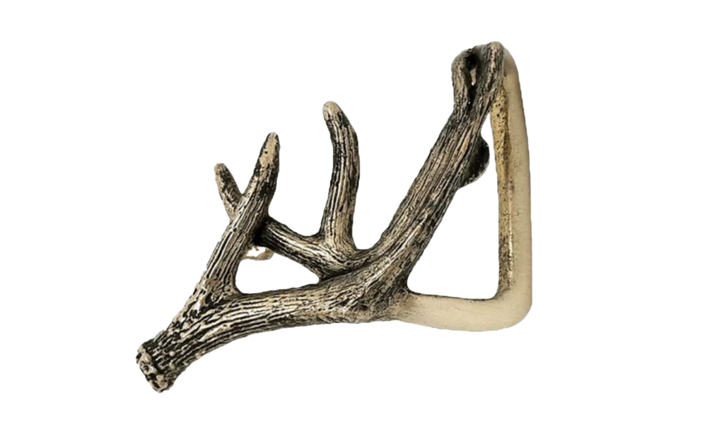 White-tailed Deer Antler Shed Buckle