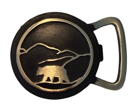 Bear Shadow Festival Buckle (Black)