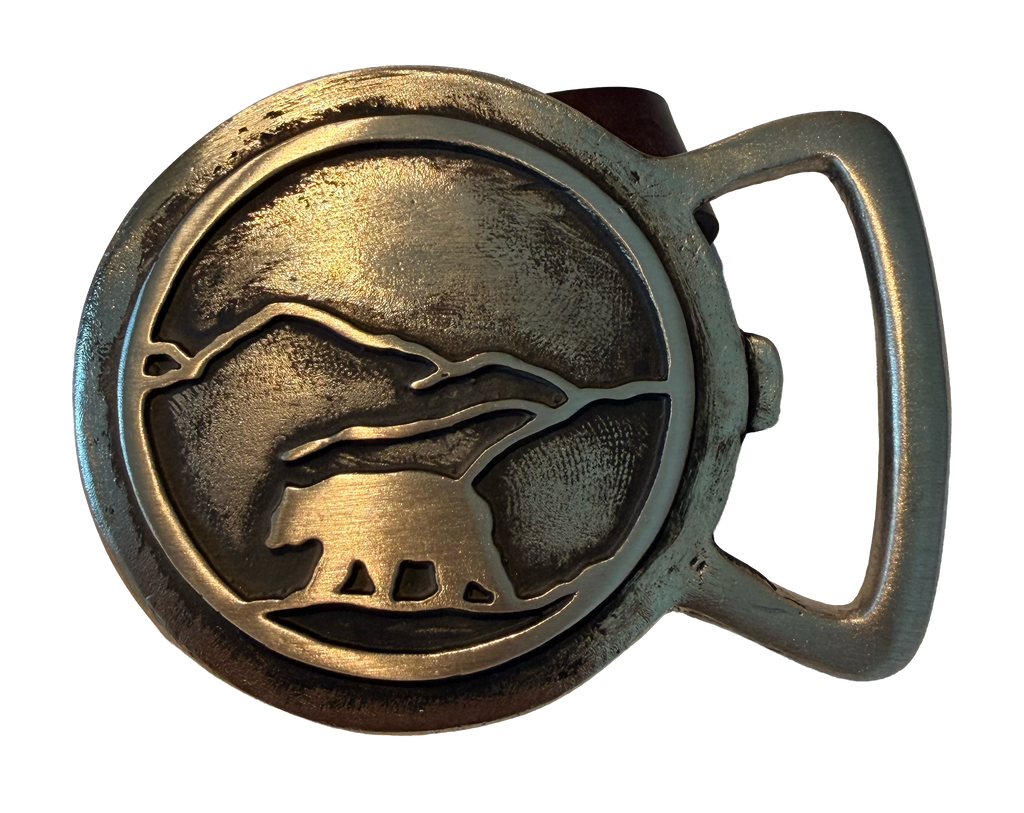 Bear Shadow Festival Buckle (Rustic)