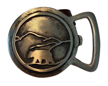 Bear Shadow Festival Buckle (Rustic)