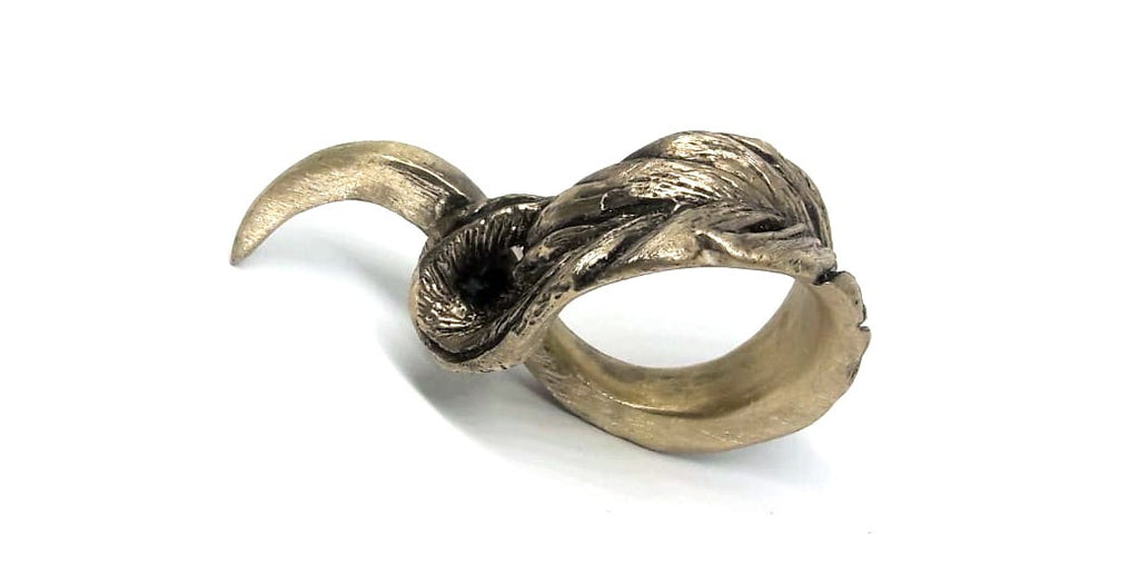 Drake Mallard Tail Feather Ring Tool