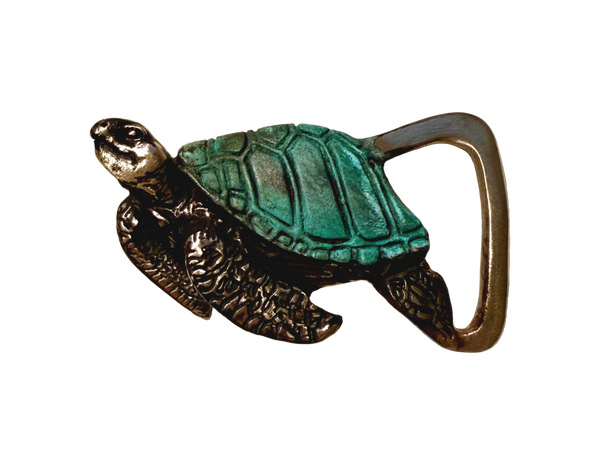 Sea Turtle (In Motion-Patina) Buckle – HookNHide