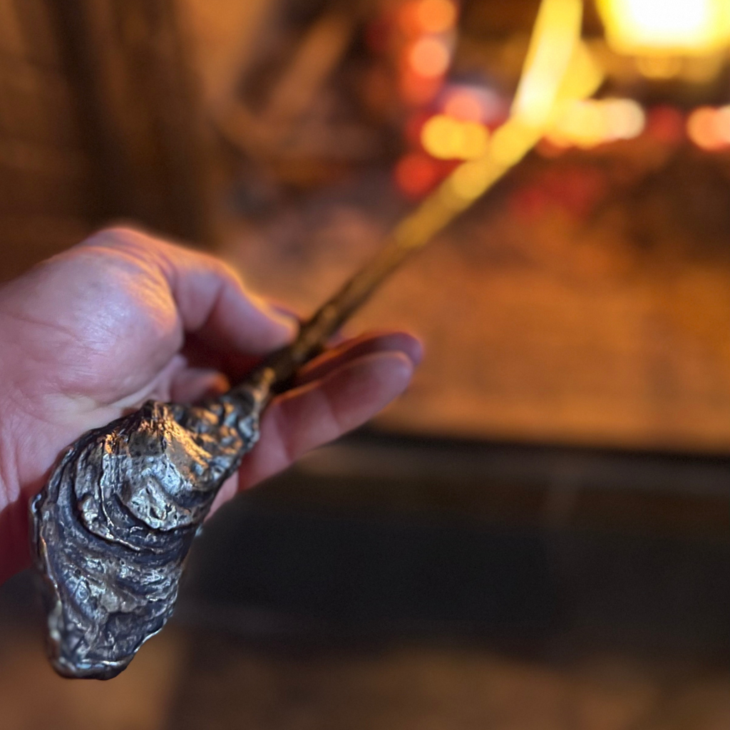 Oyster Shell Fire Poker