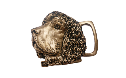 Cocker Spaniel HookNHide Belt Buckle Bottle Opener